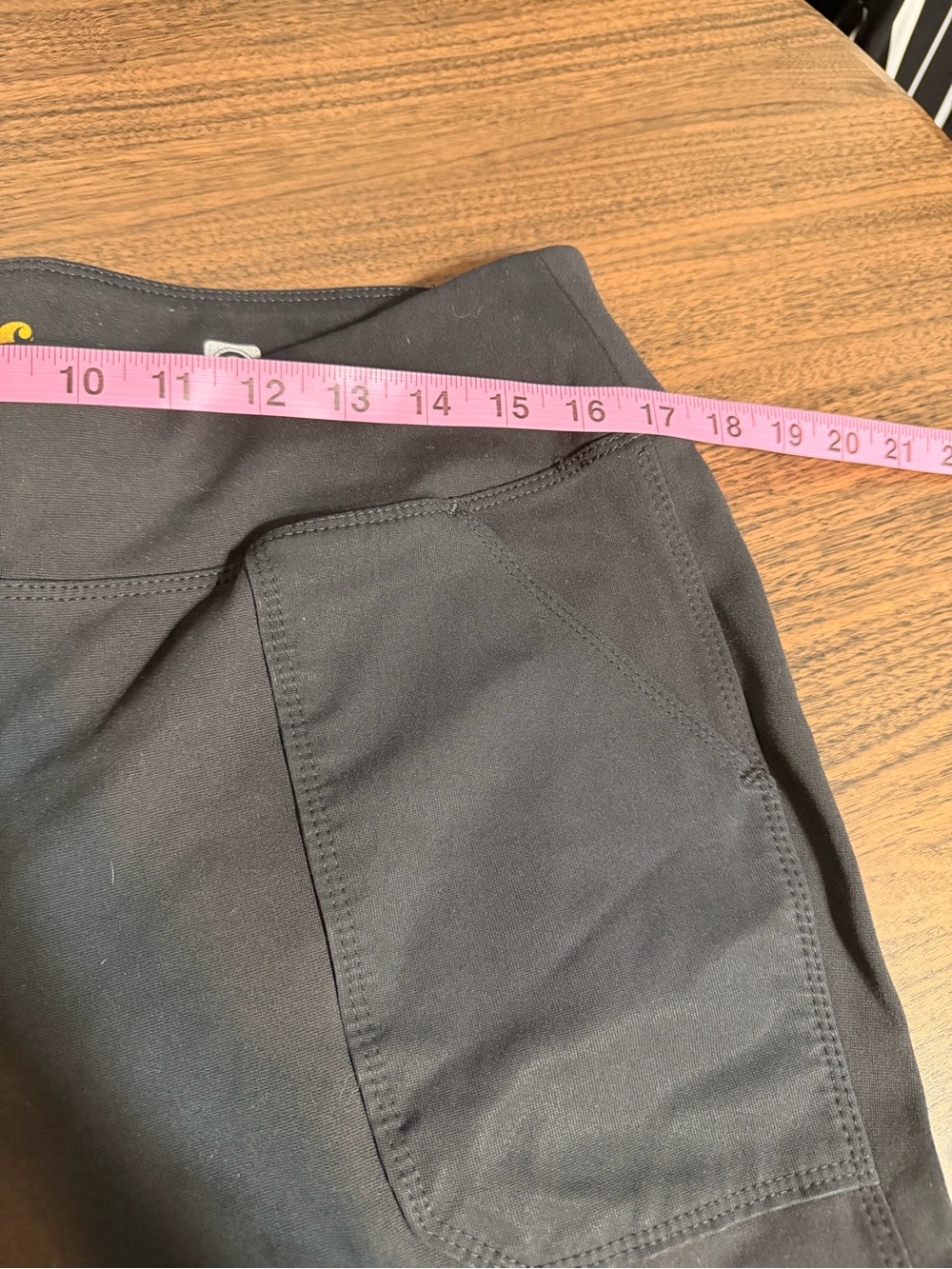 Carhartt Black Women's Skinny Work Pants - Picture 4 of 6
